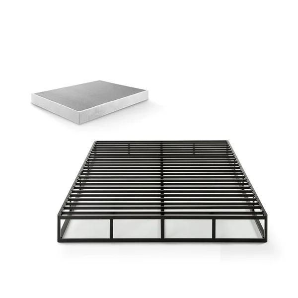 Zinus 7.5 inch Quick Lock Smart Box Spring - Mattress Foundation, Strong Steel Structure, Easy ASSEMBLY, King
