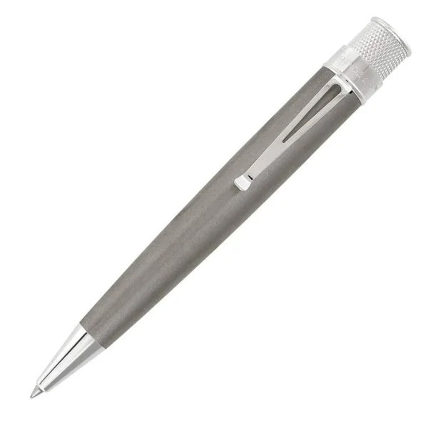 Retro 51 Tornado Big Shot Rollerball Pen Natural Titanium