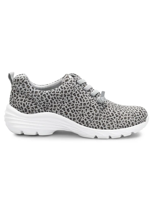 Nurse Mates Align Grey Leopard Velocity Athletic Shoes - 7.5M - N_A