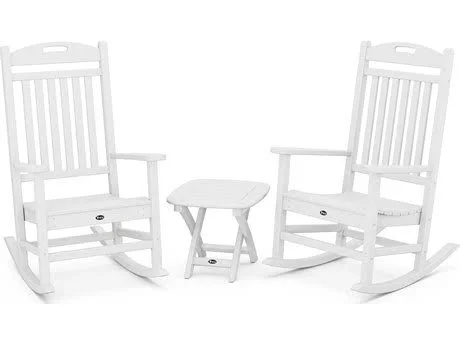 Trex Outdoor Furniture Yacht Club 3-Piece Rocker Set - Rainforest Canopy