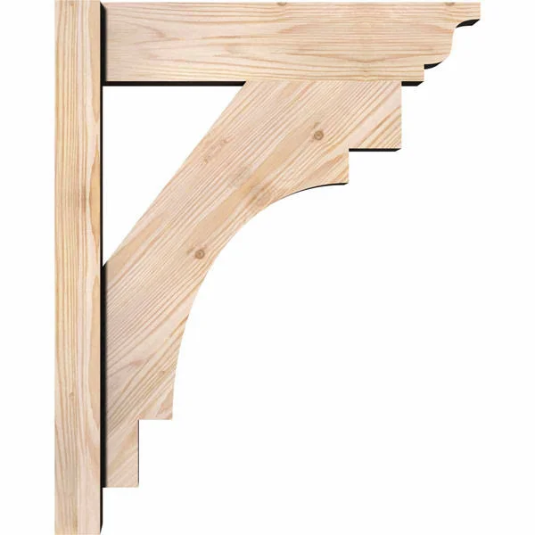 5 1/2x22W x 20x22D x 24x22H Merced Smooth Traditional Outlooker, Douglas Fir