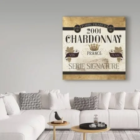 Trademark Fine Art 'Wine Labels II' Canvas Art by Pela Studio, Size: 24 x 24