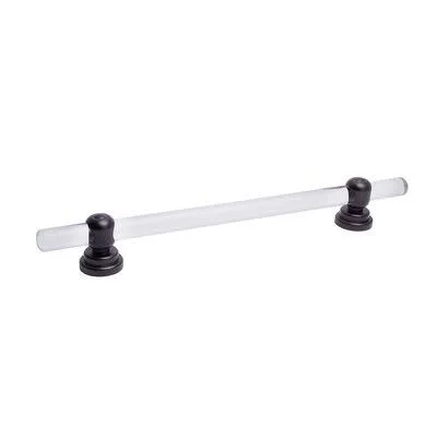 Great Grabz GGHOR18T0002_ORB Signature Series Horizon Acrylic Grab Bar Bar Finish: Translucent Clear, Finish: Oil Rubbed Bronze