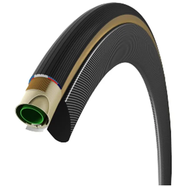 Vittoria Corsa G+ Tire: Tubular, 700x23c Black/Tan