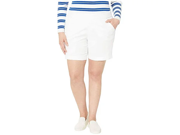 Jag Jeans Plus Women's Gracie 8x22 Shorts - White - Size 18W