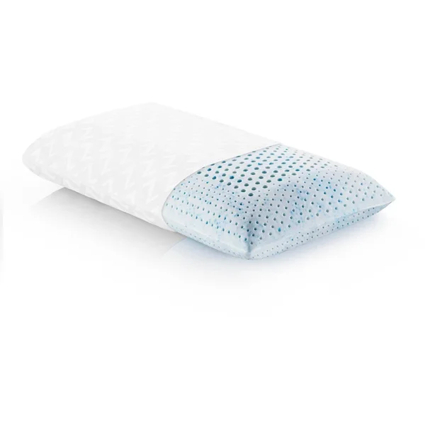 Malouf Zoned Gel Talalay Latex Pillow Queen Low Loft Firm