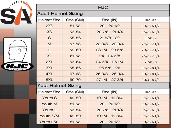 HJC CS-2N Solid Helmet (Large, Black)