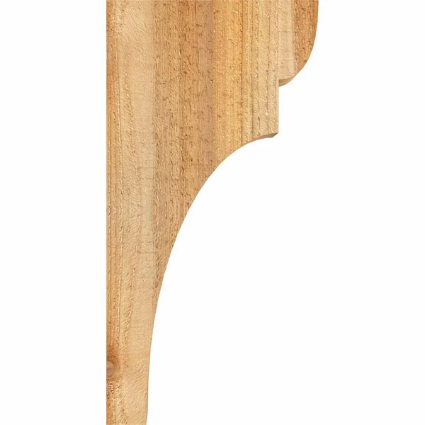 6x22W x 6x22D x 14x22H Yorktown Rough Sawn Corbel - Western Red Cedar