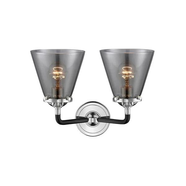 Innovations Lighting-Small Cone 2 Light Bath Vanity Light-284-2W-BAB-G61