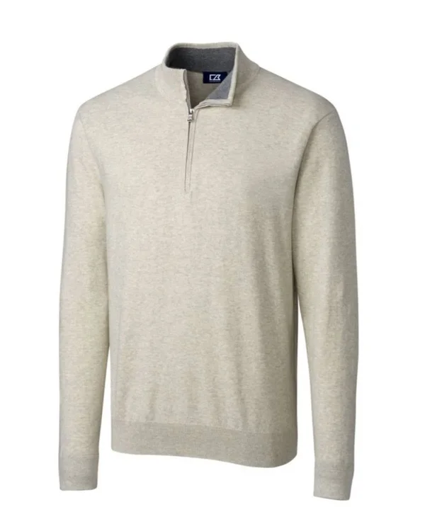 Cutter & Buck MCS07728 Men's Lakemont Half Zip Sweater - Red