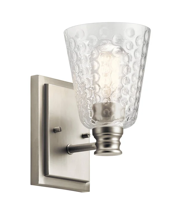 Kichler Nadine 1 Light Wall Sconce - Brushed Nickel 45095NI