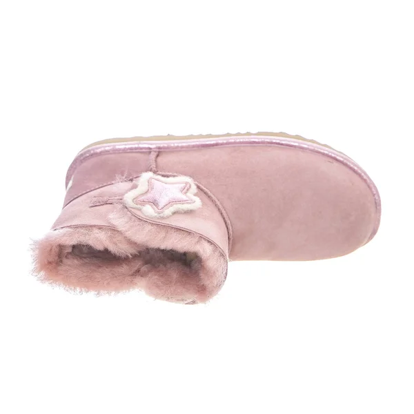 Ugg Kids Mini Bailey Button II Star (Little Kid/Big Kid) Girl's Shoes Pink Crystal : 4 Big Kid M