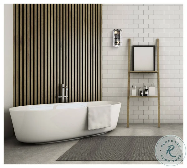 Elegant Lighting V2030W6BK-RC 6 in. Maxime Wall Sconce Black