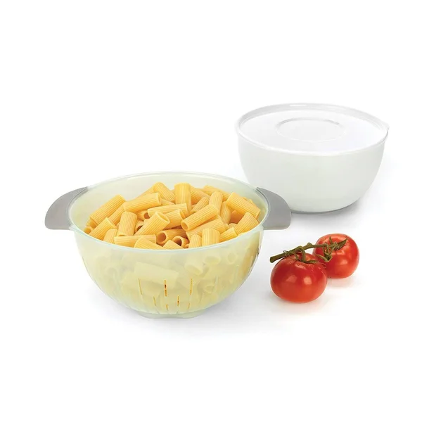 OXO Good Grips 3 Piece Large Bowl & Colander Set Sea Glass