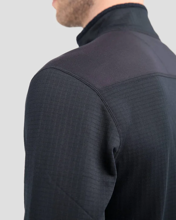 3.0 Men's Ecolator Performance Quarter Zip 2XL, Dark Grey Heather