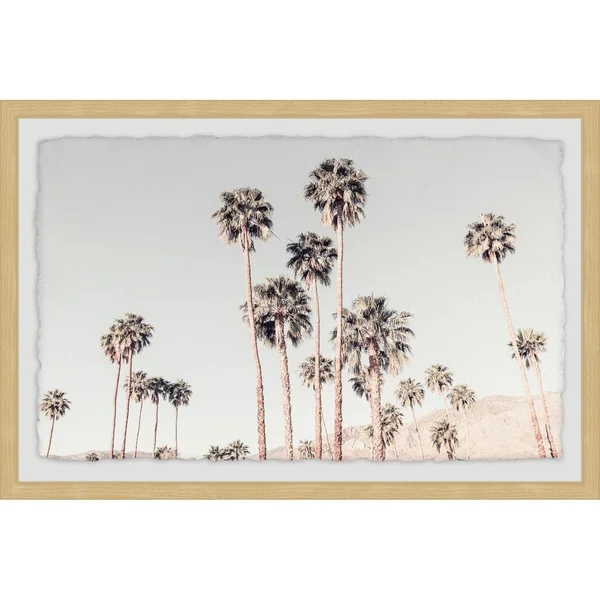 Palm Tree Overload Framed Painting Print