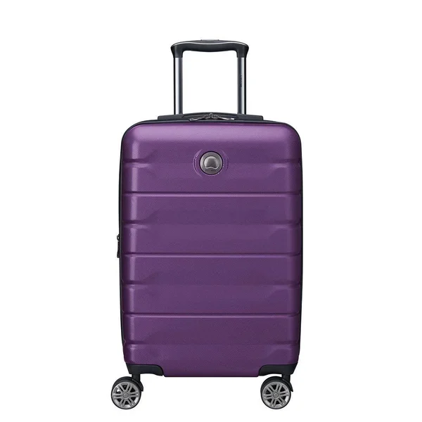 Delsey Air Armour Hardside Spinner Luggage, Purple, 24 inch