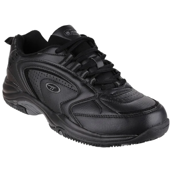 (9 UK - Black) Hi-Tec Mens Blast Lite Lace Up Trainers