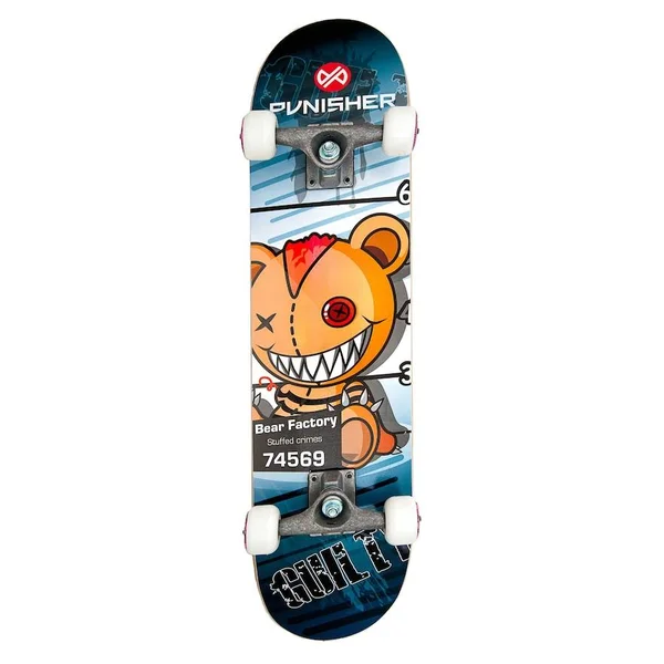 Punisher Guilty Complete Skateboard - 31&& - Brown