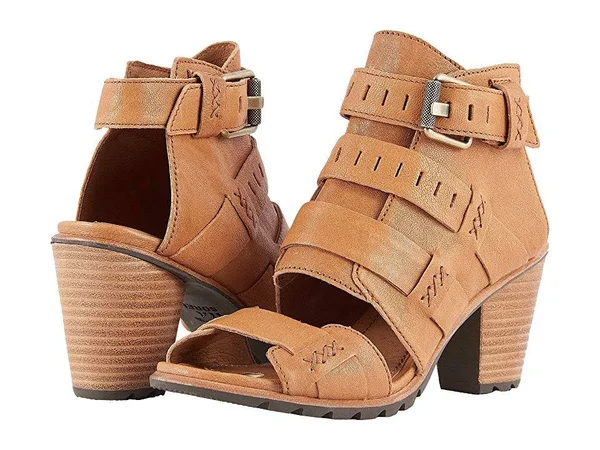 Sorel Women's Nadia Buckle Shoe - 9 - Camel Brown