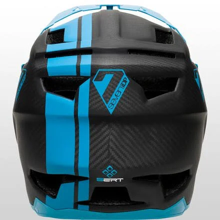 7iDP Project 23 Full Face Helmet - Gloss Electric Blue/Carbon, LG