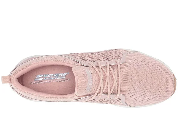 Skechers Women's Bobs Sport Squad Pocket Ace Sneaker, Blush Pink