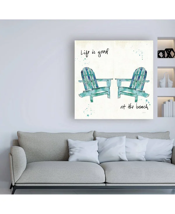 Trademark Art Anne Tavoletti &Beach Divas Salt Water& Canvas Art