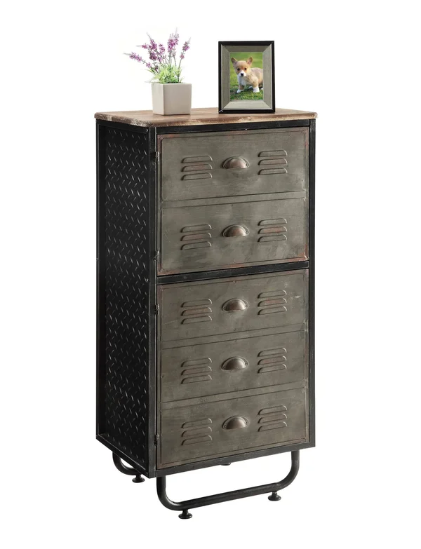 4D Concepts Locker Collection 2 Door Bookcase
