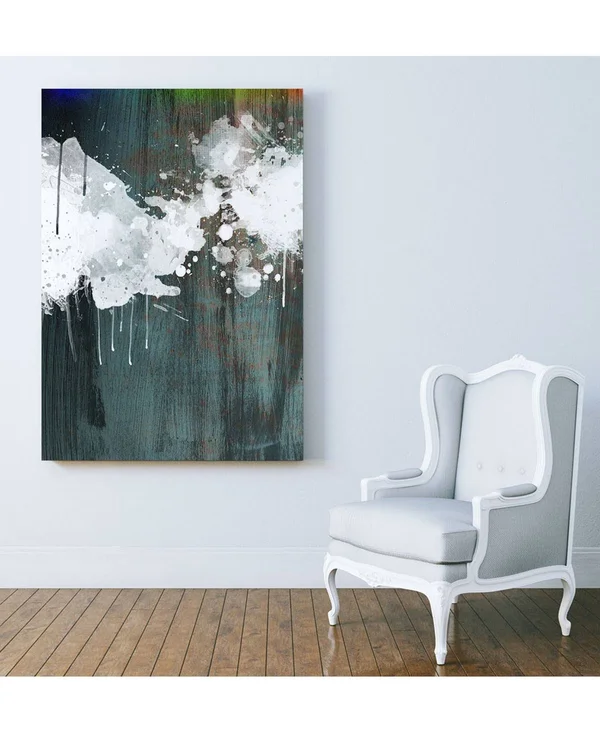 CLICART 24 in. x 36 in. Clouds II by Enrico Varrasso Wall Art, White/ Blue