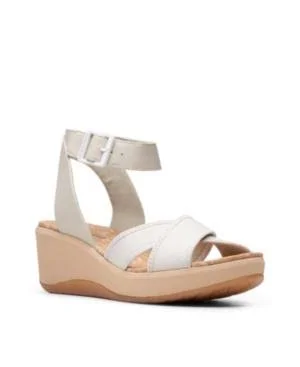 Cloudsteppers by Clarks Womens Step Calicoast Casual Wedge Sandals Pink