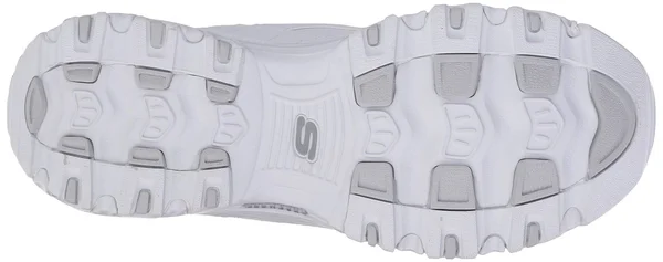 Skechers Women's D&Lites - Fresh Start White/Silver