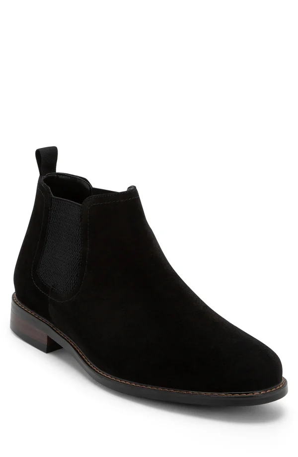 Men's Blondo Grant Waterproof Chelsea Boot 5358239 - 10.5 M, Black Suede