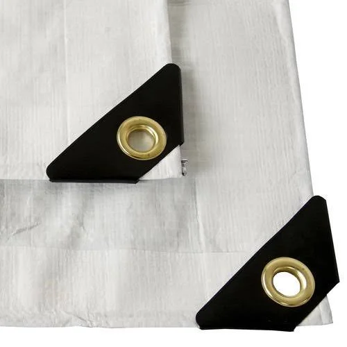 WeatherGARD White 18x30 Heavy Duty UV Protected Treated Canopy Sun Shade Boat Cover Tarp