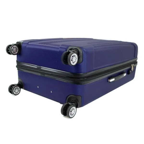 American Green Travel Denali 3-Piece Spinner Luggage Set in Navy