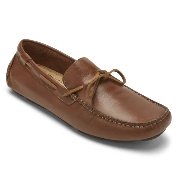 Rockport Mens Rhyder Tie Loafer - Size 9.5 M - Brown