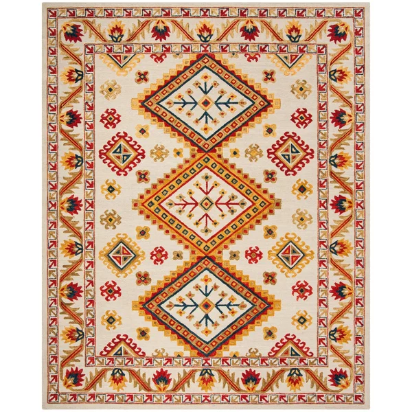 Safavieh Aspen Rug Collection APN706Y - Green, Ivory - 4& x 6&