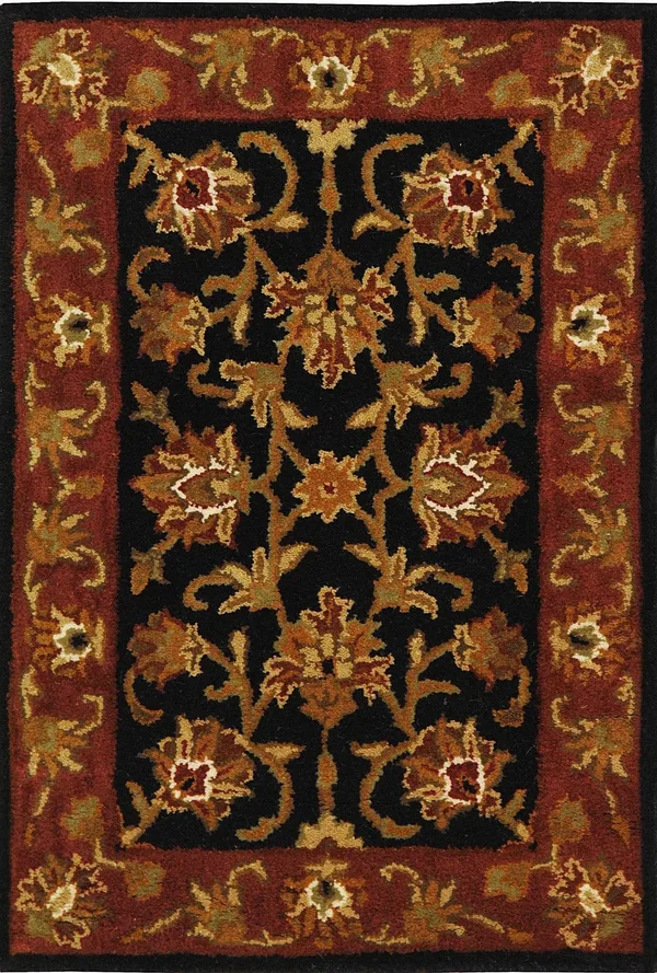 Safavieh Heritage HG112A 4&6x22 x 6&6x22 Black, Red Rug