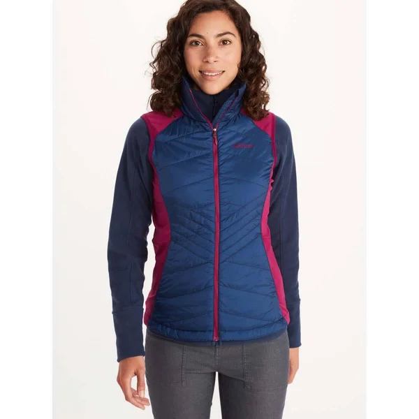 Marmot Women's Variant Hybrid Vest in Wild Rose/Arctic Navy Size: Xs