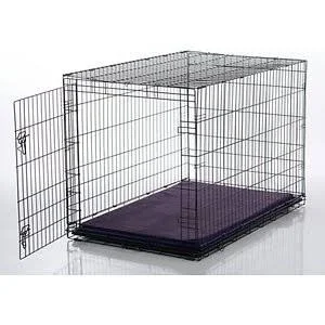 Gorilla Dog Beds Dura-Vel Orthopedic Dog Crate Pad, Purple, Large