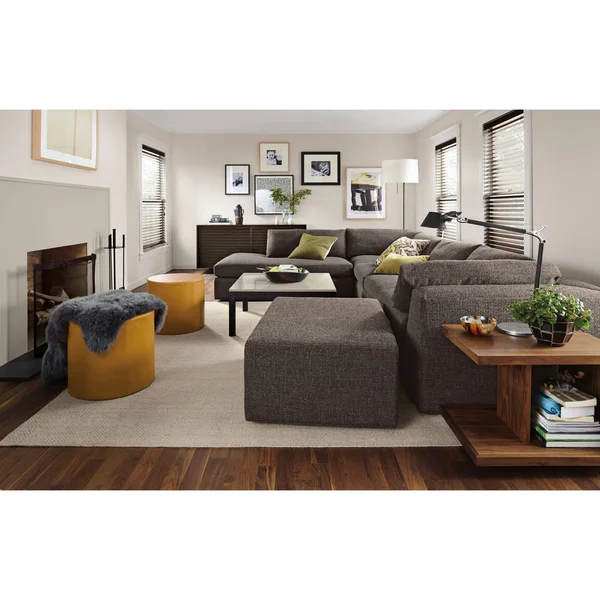Room & Board - Modern Avilia Rug 6&x9& in Heather Grey