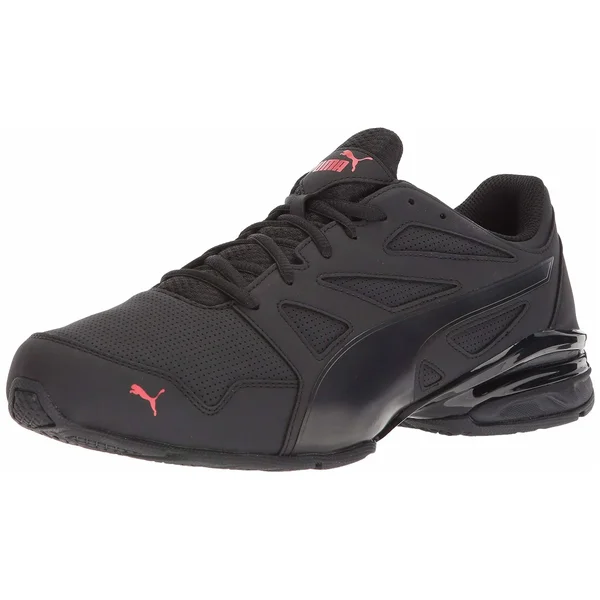 Puma Men's Tazon Modern Softfoam Running Shoes (Black/Red) - Size 11.0 D