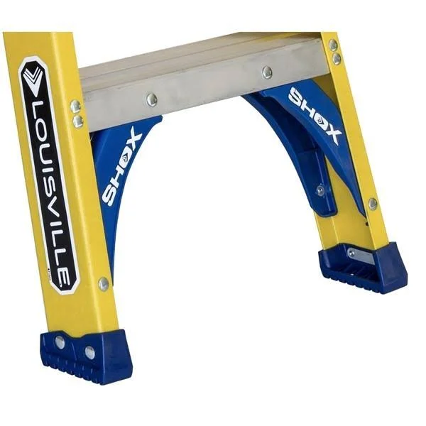 Louisville Ladder FS2004 Fiberglass Step Ladder - 4-Feet/250lb