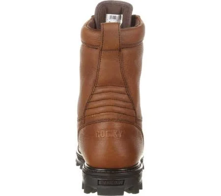 Men's Rocky 9 inch Lace to Toe Bearclaw 9234 Red/Brown Full Grain 6.5 M