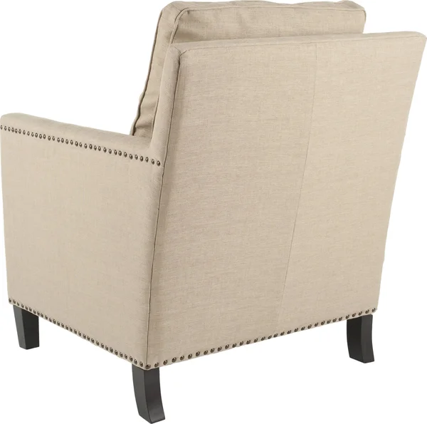 Safavieh Buckler Club Chair-Wheat Beige