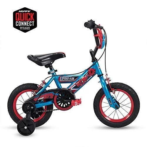 Huffy 12 inch Spider-Man Kid Bike Web Plaque Quick Connect