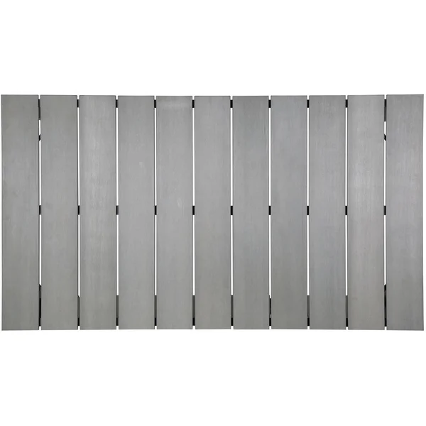 Modway Maine 63x22 Outdoor Patio Dining Table, White/Light Gray