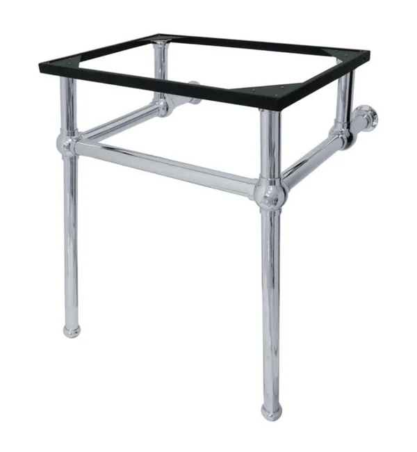 Kingston Brass VBH242030PN Templeton 24x22 x 20-3/8x22 x 30x22 Brass Console Sink Legs, Polished Nickel
