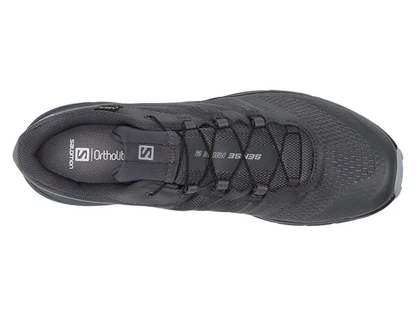 Salomon Men's Sense Ride 2 GTX Invisible Fit Shoes Ebony - Black, Quarry 10.5