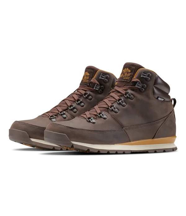 The North Face Back to Berkeley Redux Leather Boots - Men's Chocolate Brown/Golden Brown - 9.5