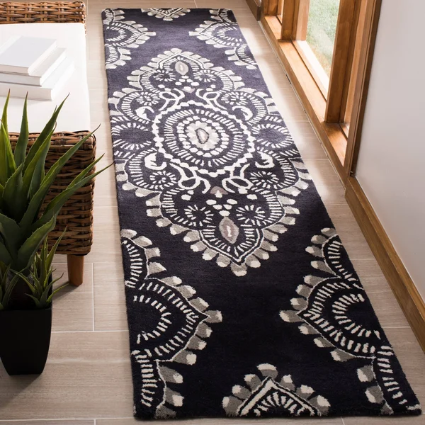 Safavieh Wyndham WYD372B Brown - Ivory Rug 2&3x22 x 9& Runner